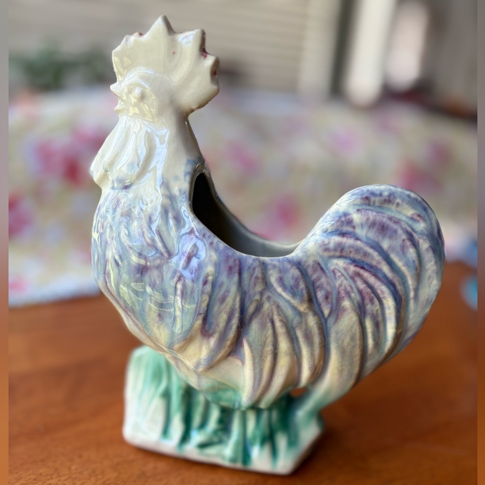 Vintage McCoy Rooster Planter